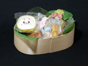 お菓子 洋菓子 木 小判型業務用 使い捨て 曲げわっぱ 曲物 脱プラスチック